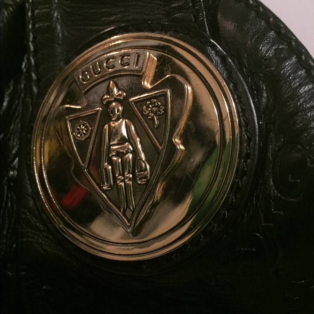 Gucci Authentic Vintage Hand Black LeatherMonogram - Picture 4 of 16